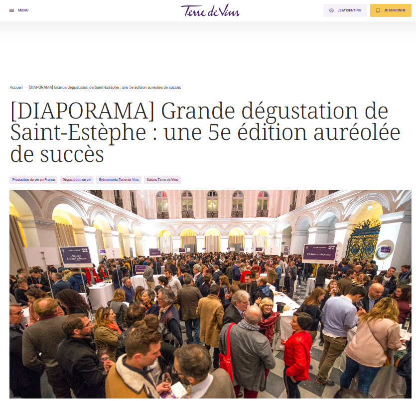 Grande dégustation de Saint-Estèphe — 5e édition